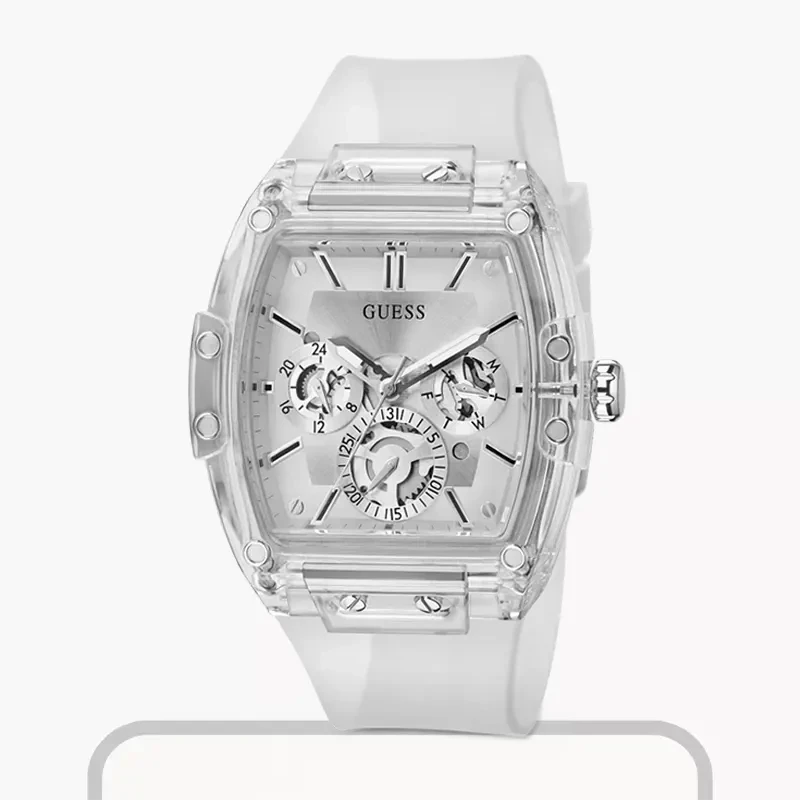 Guess Phoenix Multi-function Silver Dial Men’s Watch- GW0203G1